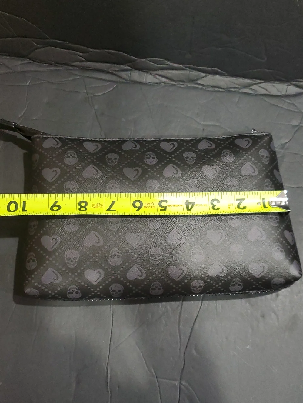 Ed Hardy 3piece clear vinyl makeup bag & 2 black cosmetics beauty pouch case